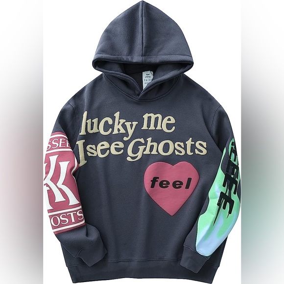 Tops Kanye Wests Merch Kids See Ghosts Sweatshirt Camp Flog Gnaw